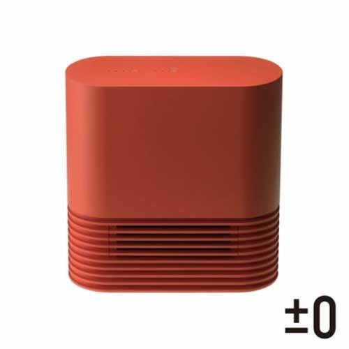正負零 ±0 Ceramic 陶瓷電暖器(橘紅)XHH-Y030