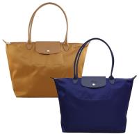 Longchamp 厚質尼龍布長帶水餃包_2色