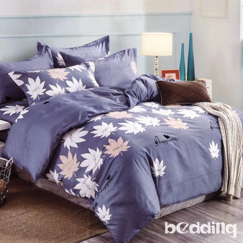 BEDDING-活性印染加大雙人鋪棉床包兩用被套四件組-知秋楓葉