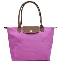 LONGCHAMP 長提把尼龍水餃包2605-089(小-粉紅色168)