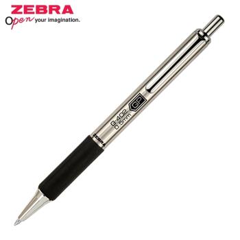 日本ZEBRA不銹鋼原子筆G-402 0.5mm GP(黑色0.5mm油性)美版，平行輸入