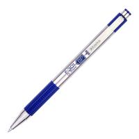 (美版)日本ZEBRA不銹鋼原子筆F-301 0.7mm BP(筆芯:黑色0.7mm油性原子筆蕊)平行輸入