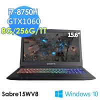 GIGABYTE技嘉 Sabre15-W8 15.6吋 i7-8750H GTX1060 WIN10 電競筆電