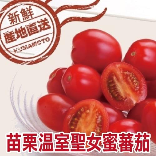 果物樂園-苗栗溫室聖女蜜蕃茄(4盒/每盒約600g±10%)