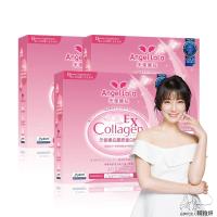 【Angel LaLa 天使娜拉】膠原蛋白粉(牛奶風味)日本專利蛋白聚醣PLUS(15包/盒x3盒)