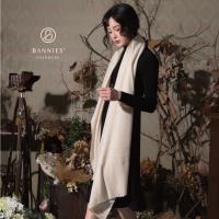 【BANNIES】 100%cashmere 典藏雙織-杏仁米