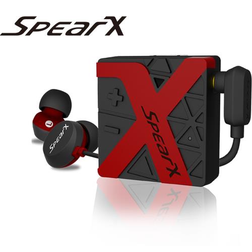 SpearX W1 運動防水藍牙耳機 - 活力紅(RD)