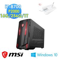 msi微星 Nightblade P2000迷你繪圖工作站(i7-8700/16G/256G+1T/P2000/Win10)