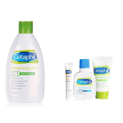 Cetaphil舒特膚-長效潤膚乳 200ml加贈(長效潤膚霜15g+溫和潔膚乳29ml+低敏防曬霜5ml*2)