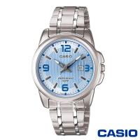 CASIO卡西歐 水漾活力躍動時光女錶-水藍x36.5mm LTP-1314D-2A