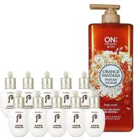 Whoo 后 拱辰享雪白美肌水(20ml)*5+乳液(20ml)*5+ON:THE BODY 橘色狂想曲香水沐浴精(900ml)