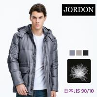 【JORDON 】男款 防潑水高充絨高保暖羽絨外套 (990)