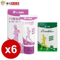 華陀扶元堂-薰衣草放鬆關鍵顧得霜6入(50g-效期至2019-10)+一條根草本精華顧得貼片1包(5片/包)