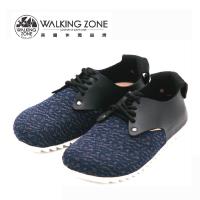 WALKING ZONE 包頭休閒鞋 懶人便鞋 女鞋 藍(另有黑)