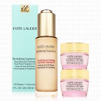 ESTEE LAUDER雅詩蘭黛 年輕肌密無敵雙層保濕精露30ml(贈緊顏霜15mlx2)