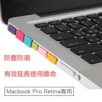 Apple Macbook Pro Retina專用防塵塞12件套組(透明)