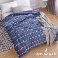HOYACASA生活節奏 法蘭絨加厚毯被