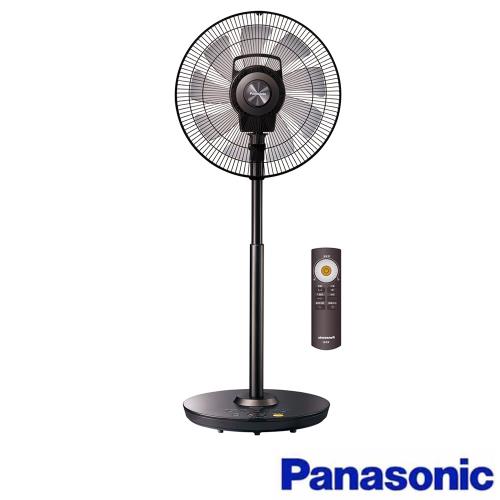 【Panasonic國際牌】16吋DC負離子ECO溫控立扇-晶鑽棕 F-H16CND-K