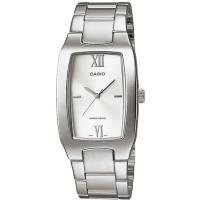 CASIO 簡約酒桶羅馬刻度男錶-白(MTP-1165A-7C2)