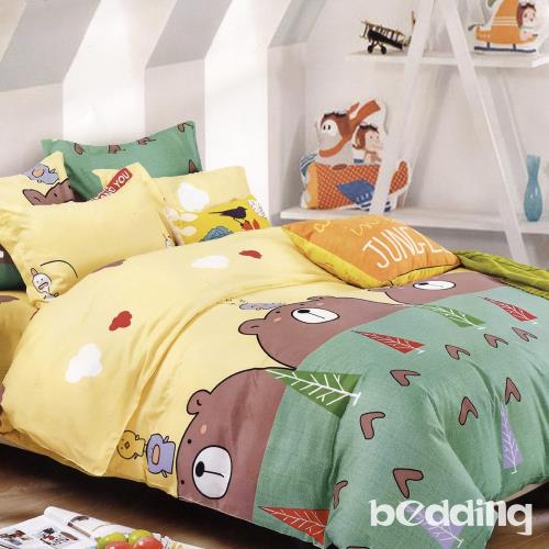 BEDDING-活性印染6x7尺雙人薄式被套-森林之家