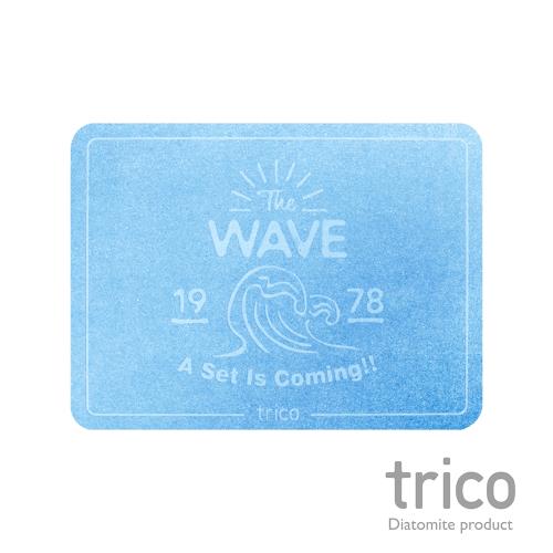 日本Trico meets SURF瞬吸珪藻土地墊(WAVE藍)