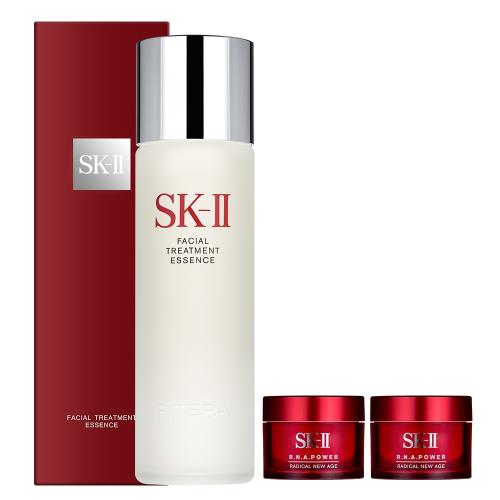 SK-II 青春露230ml+R.N.A.超肌能緊緻活膚霜15gx2