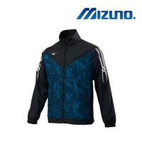 Mizuno 美津濃 男 平織外套 黑+沼綠 32TC858693