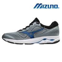 【MIZUNO 美津濃】WAVE RIDER 22 男慢跑鞋 灰 J1GC183225