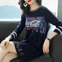 K.W.韓國 XL-4XL 歐美名模蕾絲繡花裝