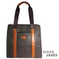 包【Diana Janes 黛安娜】 經典LOGO 牛皮 肩背購物袋