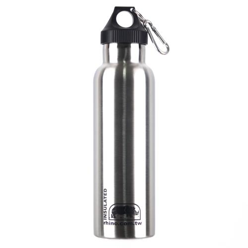 犀牛RHINO Vacuum Bottle雙層不鏽鋼保溫水壺600ml-四色可選