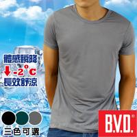 任-BVD 沁涼舒適 酷涼圓領短袖