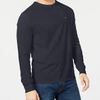 Tommy Hilfiger 2019男經典深藍色長袖圓領ㄒ恤