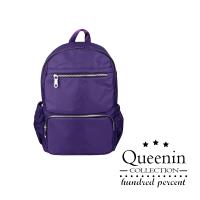 DF Queenin日韓 -嚴選優質感個性雙肩後背包-共2色