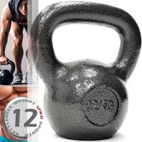 KettleBell實心鑄鐵12公斤壺鈴(26.45磅)