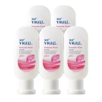 【VIGILL婦潔】滋潤嫩白 私密沐浴露45ml x五瓶組(女性私密處清潔潔膚/粉嫩保濕)