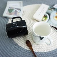 Homely Zakka 北歐大理石紋馬克杯2入/組