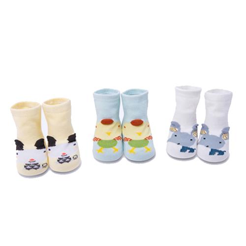 【6入】短襪童襪嬰兒襪子 立體兒童卡通防滑襪