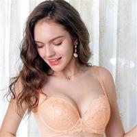【EASY SHOP】愛戀情深 大罩杯C-F罩內衣(清恬橙)