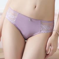 【EASY SHOP】輕舞悸動 中腰三角褲(水漾紫)