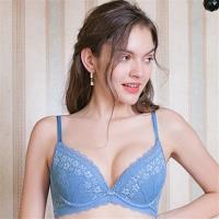 【EASY SHOP】柔情蔓戀 美背款A-E罩內衣(柔情藍)
