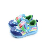 粉紅豬小妹 Peppa Pig 休閒鞋 魔鬼氈 童鞋 藍色 中童 PG8543 no717