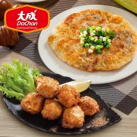 大成 買10送10 大成餅丸雙重享受(花雞丸350g*10包送雞肉香蔥薄餅10片)