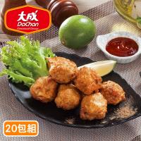 大成 Q彈海陸雙拼花雞丸*20包組(花枝雞肉350g±10%/包)