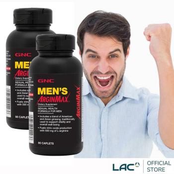 GNC健安喜 精胺酸 雄勁食品錠 90錠 x2入