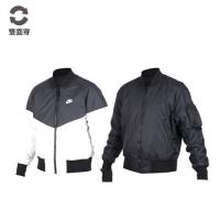 NIKE 男雙面棒球外套-兩面穿 長袖上衣 長袖 束口