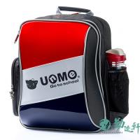 UnMe 斜槓世代人體工學雙層後背書包(紅色)