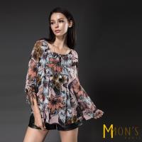 MONS歐洲時尚印花上衣