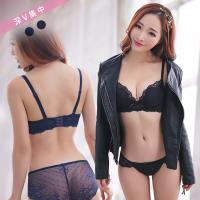 Whitney 性感深V誘惑蕾絲內衣褲(成套) 2套組