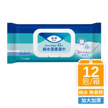 【添寧】潔膚濕紙巾40抽x12包/箱